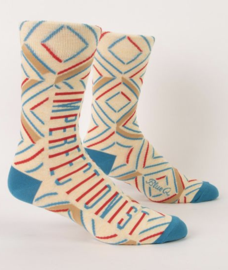 Blue Q Imperfectionist Men Socks